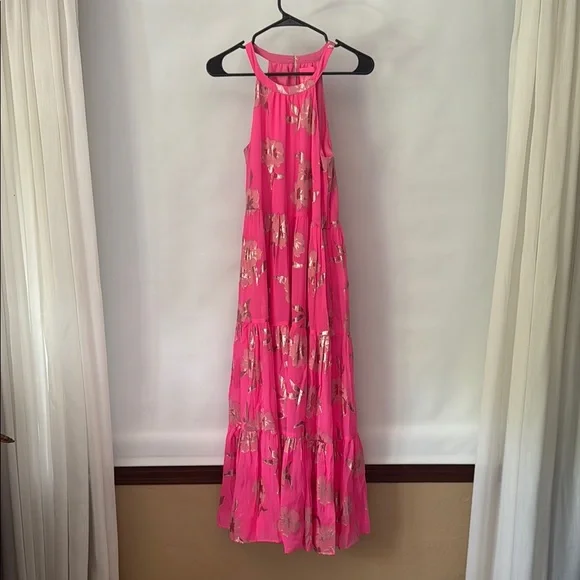 Lilly Pulitzer Pink Maxi Dress - Picture 1 of 4